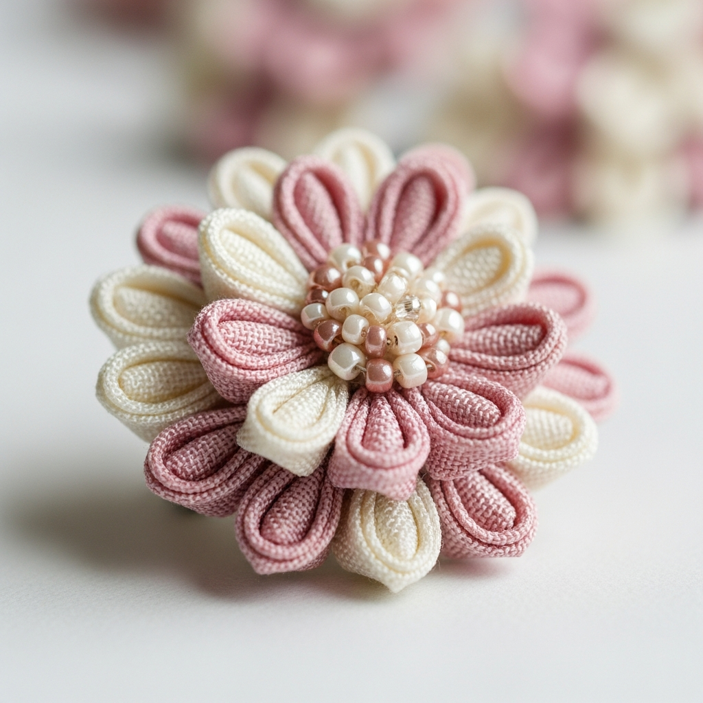 Детали броши крупным планом